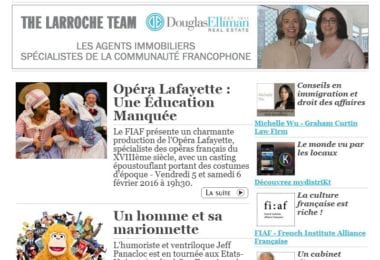 La newsletter French District New York du Mardi 2 Février 2016 - Une Education Manquee