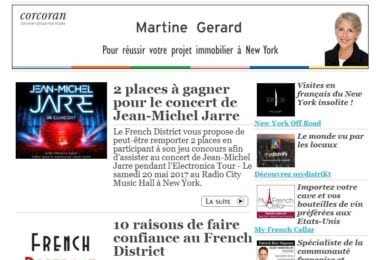 La newsletter French District New York du Mardi 2 Mai 2017 - J'ai gagné Jean-Mi !