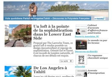 La newsletter French District New York du Mardi 21 Février 2017 - Un loft époustouflant à New York