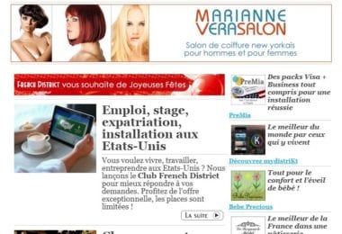 La newsletter French District New York du Mardi 22 Décembre 2015 - Les calories ne comptent pas pendant les fetes