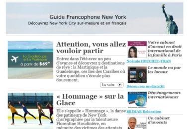 La newsletter French District New York du Mardi 22 Mars 2016 - Hommage aux victimes des attentats