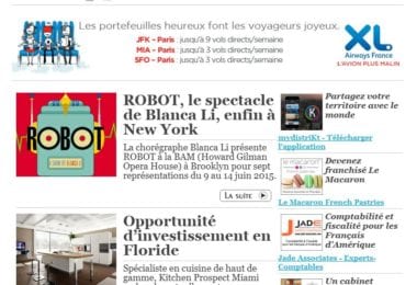 La newsletter French District New York du Mardi 26 Mai 2015 - Networking et Bonnes Adresses a NY