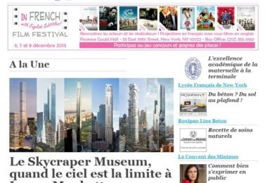 La newsletter French District New York du Mardi 26 Novembre 2013 - Eloge de la hauteur