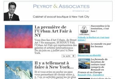 La newsletter French District New York du Mardi 27 Juin 2017 - Tellement urbain