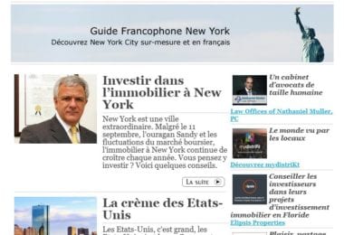 La newsletter French District New York du Mardi 27 Septembre 2016 - Tout