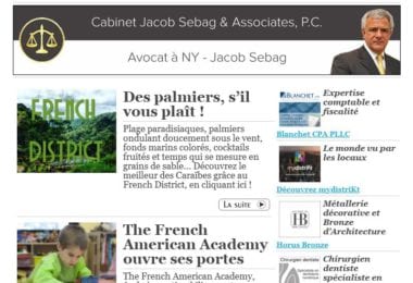 La newsletter French District New York du Mardi 29 Novembre 2016 - Des palmiers