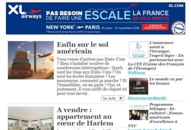 La newsletter French District New York du Mardi 30 Août 2016 - Sur le sol americain