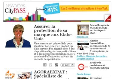 La newsletter French District New York du Mardi 30 Septembre 2014 - Networking et Bonnes Adresses à NY