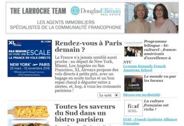 La newsletter French District New York du Mardi 5 Juillet 2016 - Rendez-vous a Paris demain ?