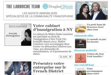 La newsletter French District New York du Mardi 6 Décembre 2016 - Migrer a New York City