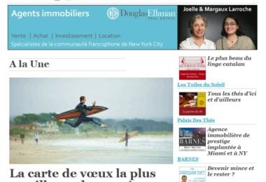 La newsletter French District New York du Mardi 7 Janvier 2014 - Une carte de voeux tres sautillante