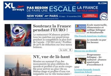 La newsletter French District New York du Mardi 7 Juin 2016 - Champagne offert a chaque but francais !