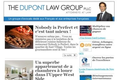 La newsletter French District New York du Mardi 7 Novembre 2017 - N'essayez meme pas de résister !