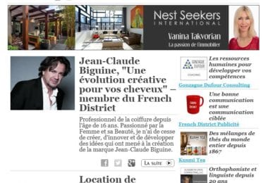 La newsletter French District New York du Mardi 7 Octobre 2014 - Networking et Bonnes Adresses a NY