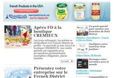 La newsletter French District New York du Mardi 9 Juin 2015 - Networking et Bonnes Adresses a NY