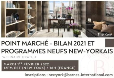 Le Webinaire BARNES sur l’immobilier à New York