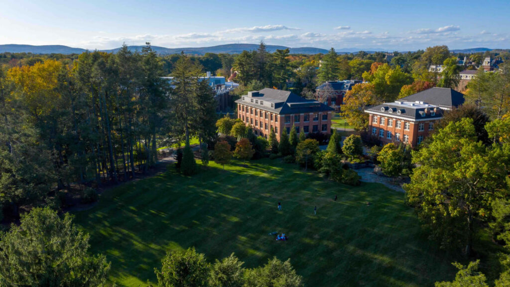 Campus de l'université de Vassar à Poughkeepsie, état de New York.