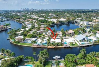 Maison 3 chambres et 2 Sdb sur l’eau à Fort Lauderdale