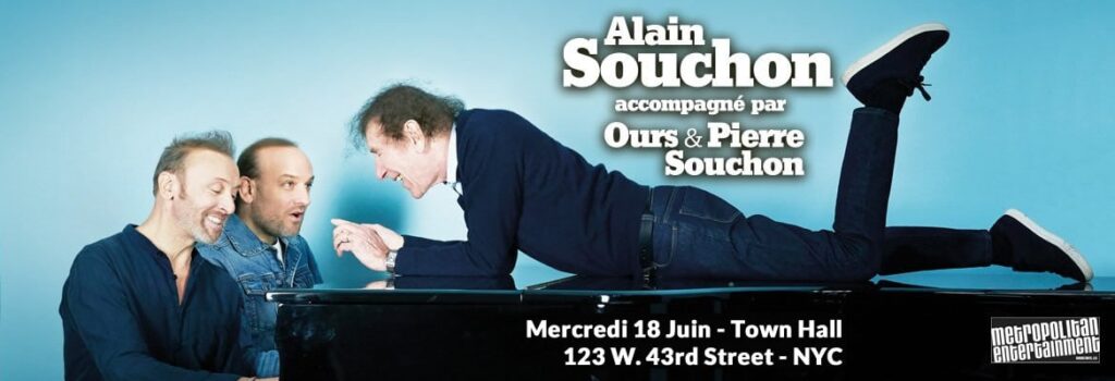 Alain Souchon en concert à New York le 18 Juin 2025