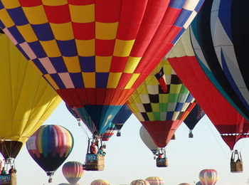 Un vol en ballon au-dessus d'Atlanta