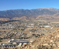 Direction Palm Desert, à moto