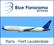 Blue Panorama Airlines lance l’ouverture d’une ligne Paris CDG – Fort Lauderdale à partir du 27 juin 2013