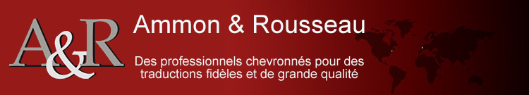 Ammon & Rousseau Translations