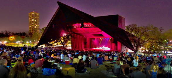 Le Miller Outdoor Theatre à Houston