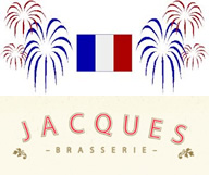 Menu spécial 14 juillet à la brasserie Jacques