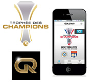 Tentez votre chance en jouant avec GoldRun app et Le Trophée des Champions.