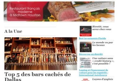 La newsletter French District Texas du Mercredi 2 Août 2017 - Les bars top secrets