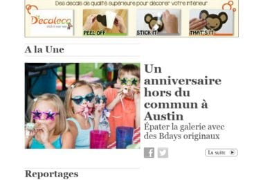 La newsletter French District Texas du Mercredi 2 Octobre 2013 - Un anniversaire hors du commun a Austin