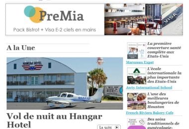 La newsletter French District Texas du Mercredi 24 Juin 2015 - Le seul hotel au monde situe sur un tarmac