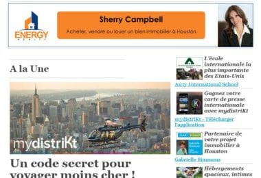 La newsletter French District Texas du Mercredi 25 Novembre 2015 - Un code secret pour voyager moins cher !