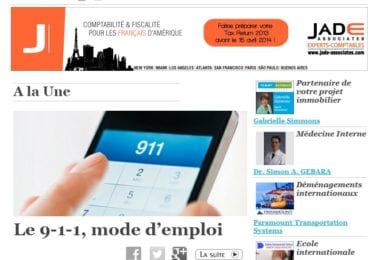 La newsletter French District Texas du Mercredi 26 Mars 2014 - 240 millions d'appels par an