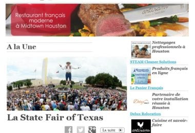 La newsletter French District Texas du Mercredi 27 Août 2014 - 24 jours de divertissements en version texane