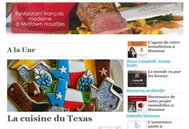 La newsletter French District Texas du Mercredi 3 Août 2016 - A vos menus