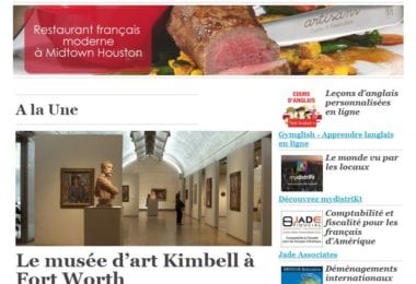 La newsletter French District Texas du Mercredi 30 Août 2017 - Cher Texas…