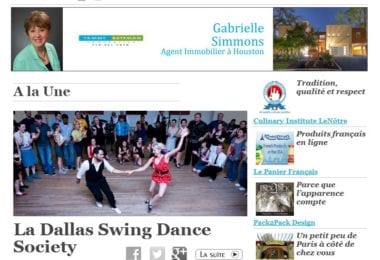 La newsletter French District Texas du Mercredi 7 Mai 2014 - On danse et on swingue a Dallas