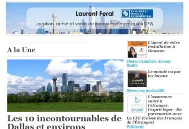 La newsletter French District Texas du Mercredi 8 Juin 2016 - Les 10 incontournables de Dallas