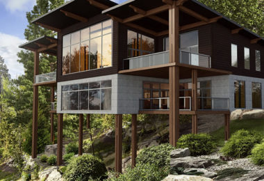 Mon chalet ultra-moderne au Canada