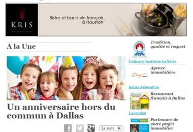 La newsletter French District Washington D.C. du Mercredi 26 Février 2014 - Un anniversaire hors du commun a Dallas