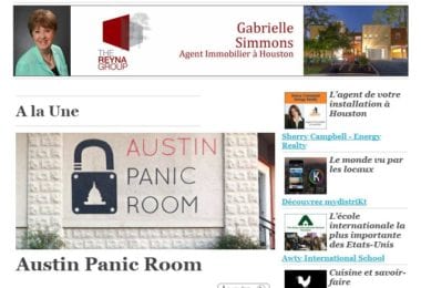 La newsletter French District Washington D.C. du Mercredi 3 Février 2016 - Austin Panic Room