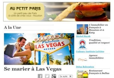 La newsletter French District Washington D.C. du Mercredi 4 Juin 2014 - Se marier a Las Vegas