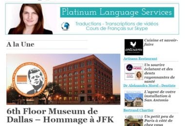 La newsletter French District Washington D.C. du Mercredi 7 Janvier 2015 - Hommage a JFK