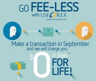 Vos transactions gratuites en Septembre