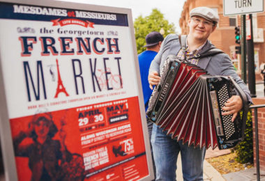 Le marché bleu blanc rouge