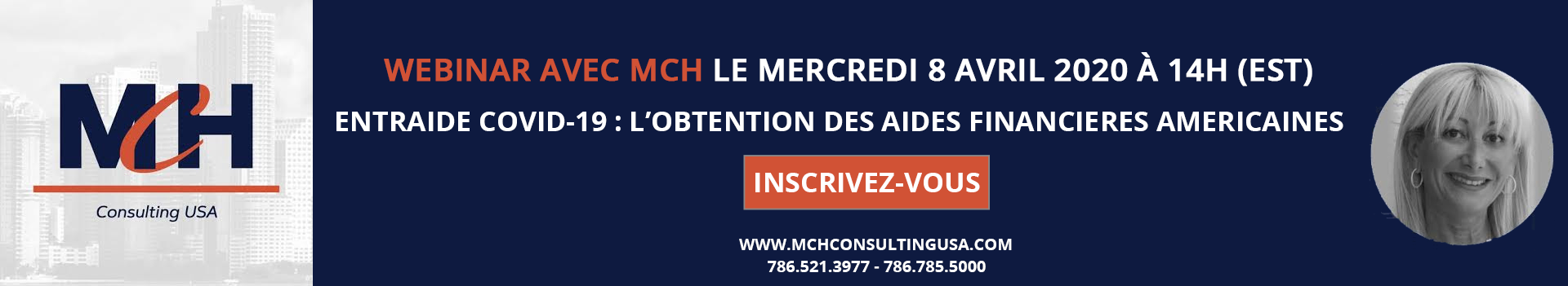 Aides financières webinar banner