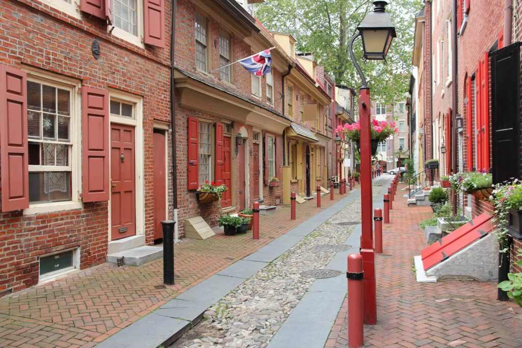 Le quartier de Old City à Philadelphie