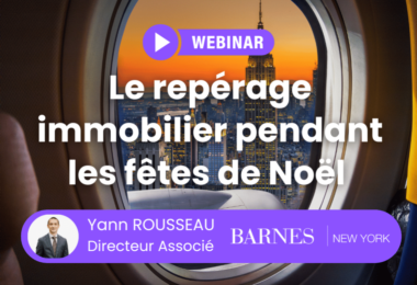 [WEBINAIRE] Le repérage immobilier pendant les fêtes de Noël avec BARNES NEW York